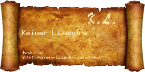 Keiner Lizandra névjegykártya